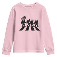 Funny Patriotic Mothman Youth Sweatshirt Cryptid Lover Gift