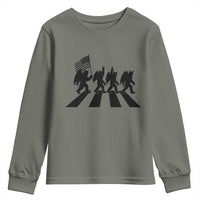 Funny Patriotic Mothman Youth Sweatshirt Cryptid Lover Gift