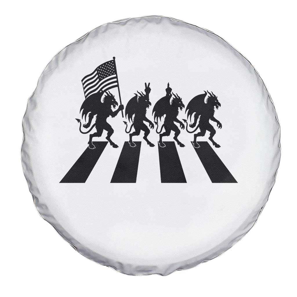 Patriotic Jersey Devil Spare Tire Cover New Jersey Cryptid Gift