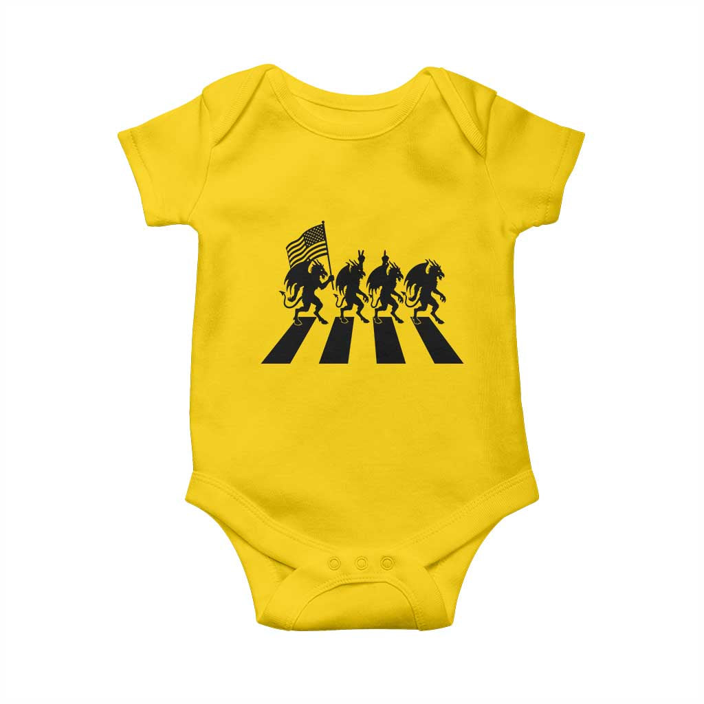 Patriotic Jersey Devil Baby Onesie New Jersey Cryptid Gift