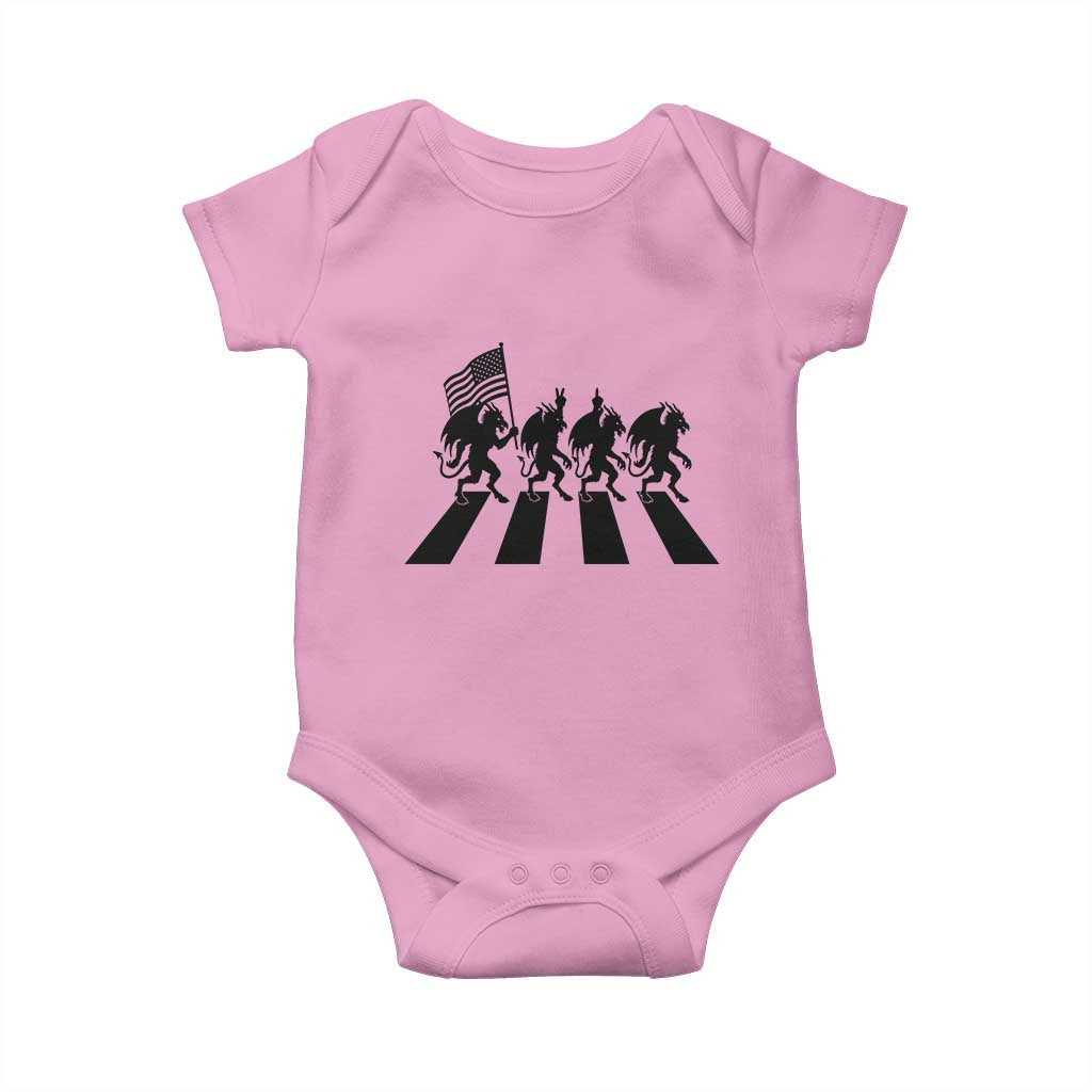 Patriotic Jersey Devil Baby Onesie New Jersey Cryptid Gift