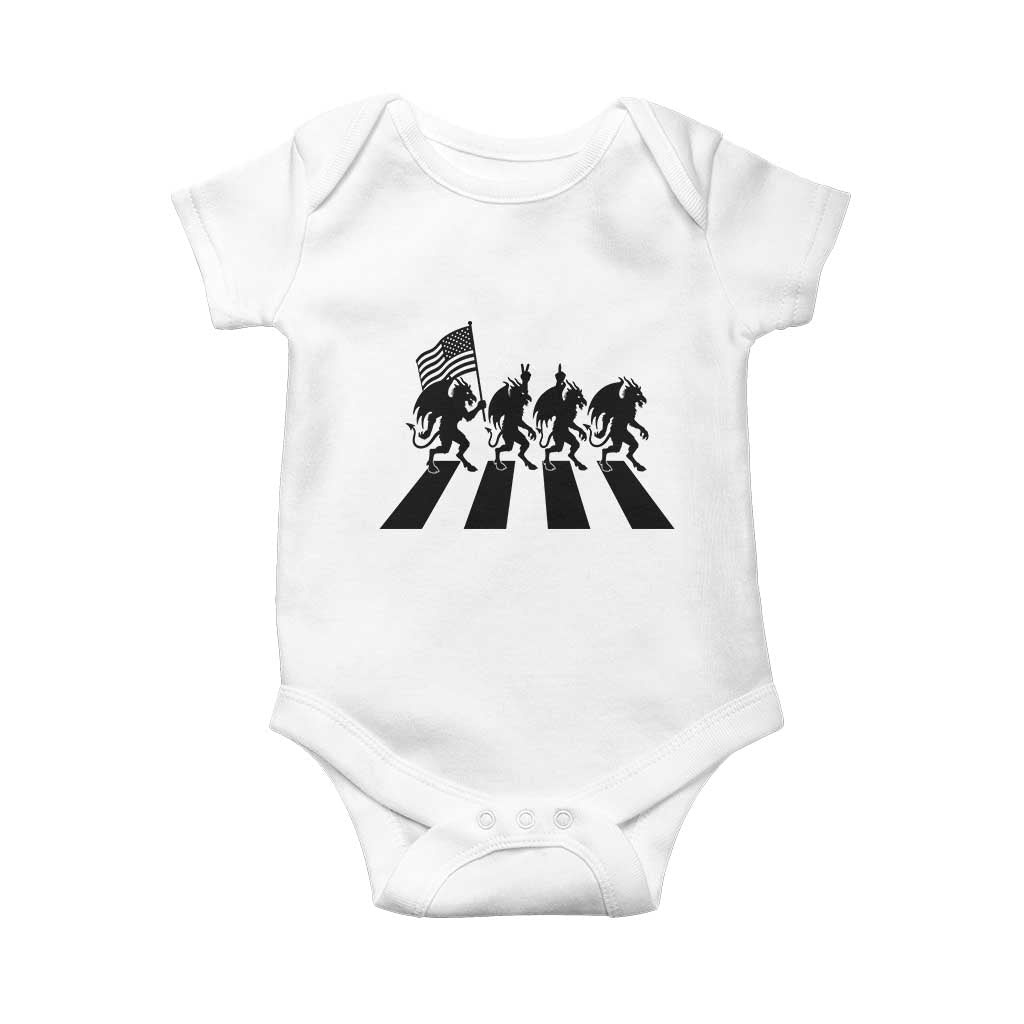 Patriotic Jersey Devil Baby Onesie New Jersey Cryptid Gift