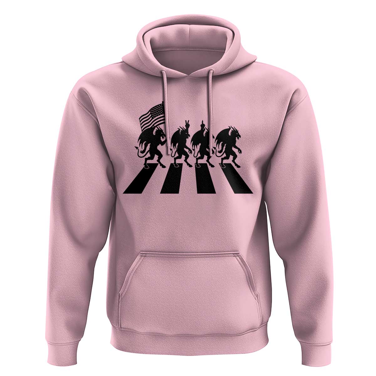 Patriotic Jersey Devil Hoodie New Jersey Cryptid Gift