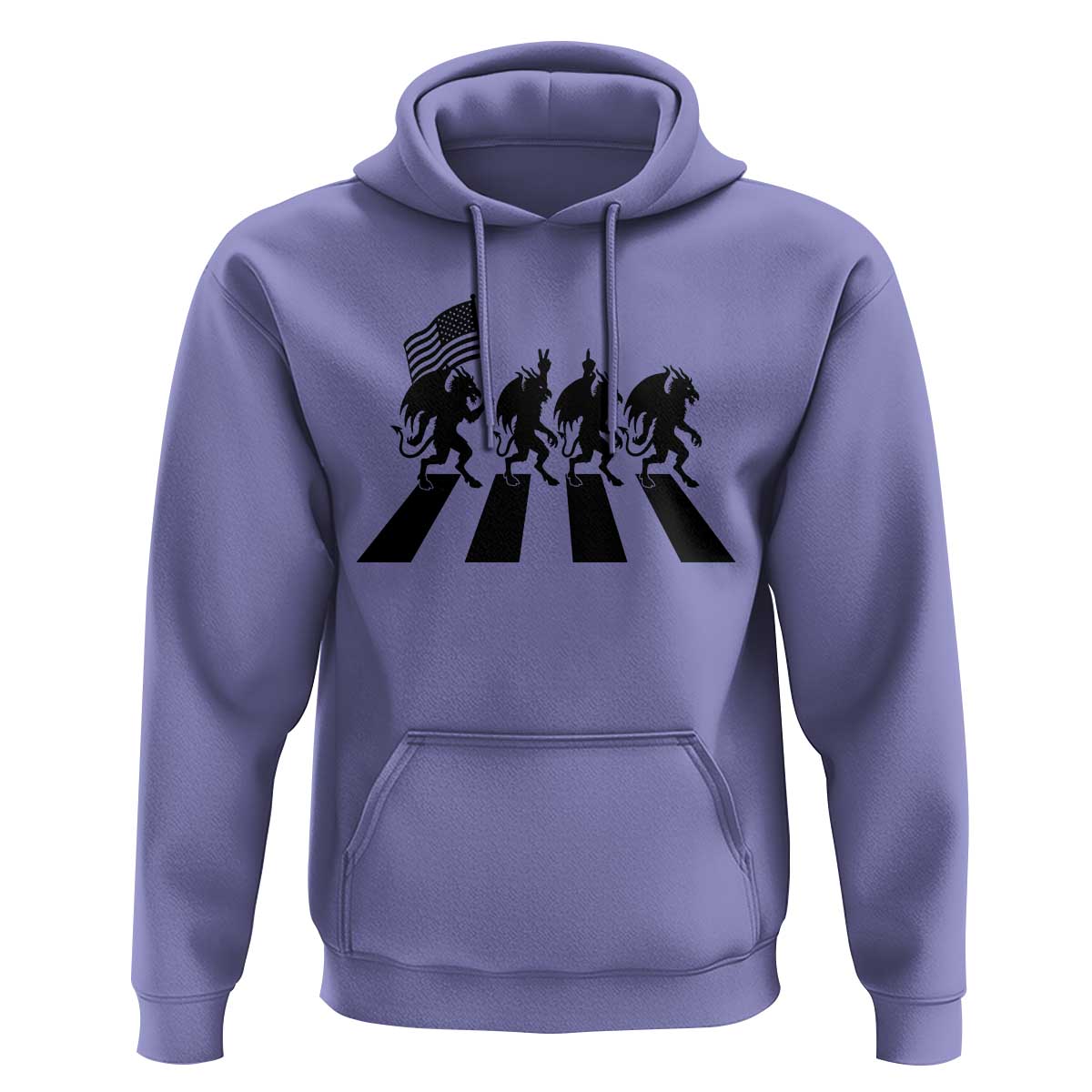 Patriotic Jersey Devil Hoodie New Jersey Cryptid Gift