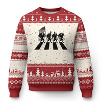 Patriotic Jersey Devil Ugly Christmas Sweater New Jersey Cryptid Gift