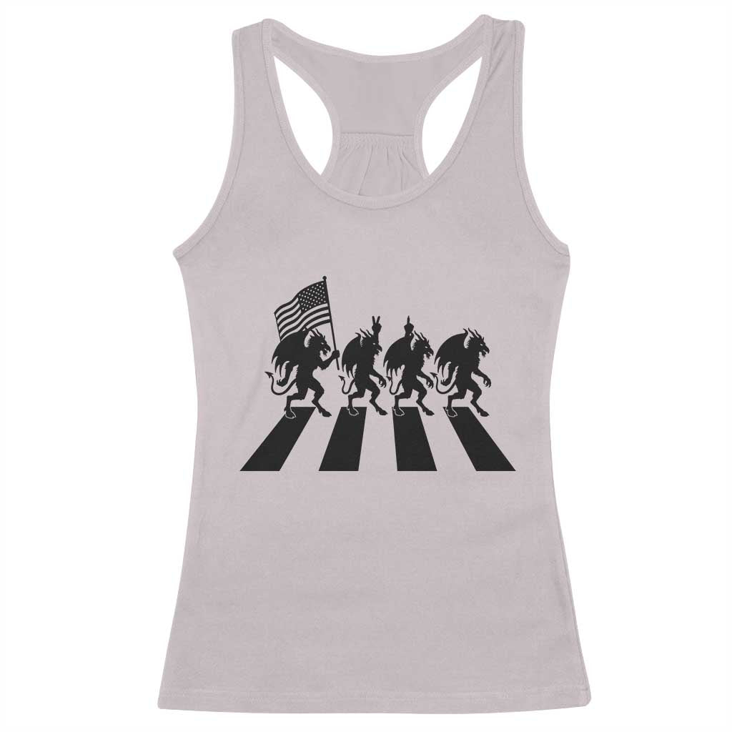 Patriotic Jersey Devil Racerback Tank Top New Jersey Cryptid Gift