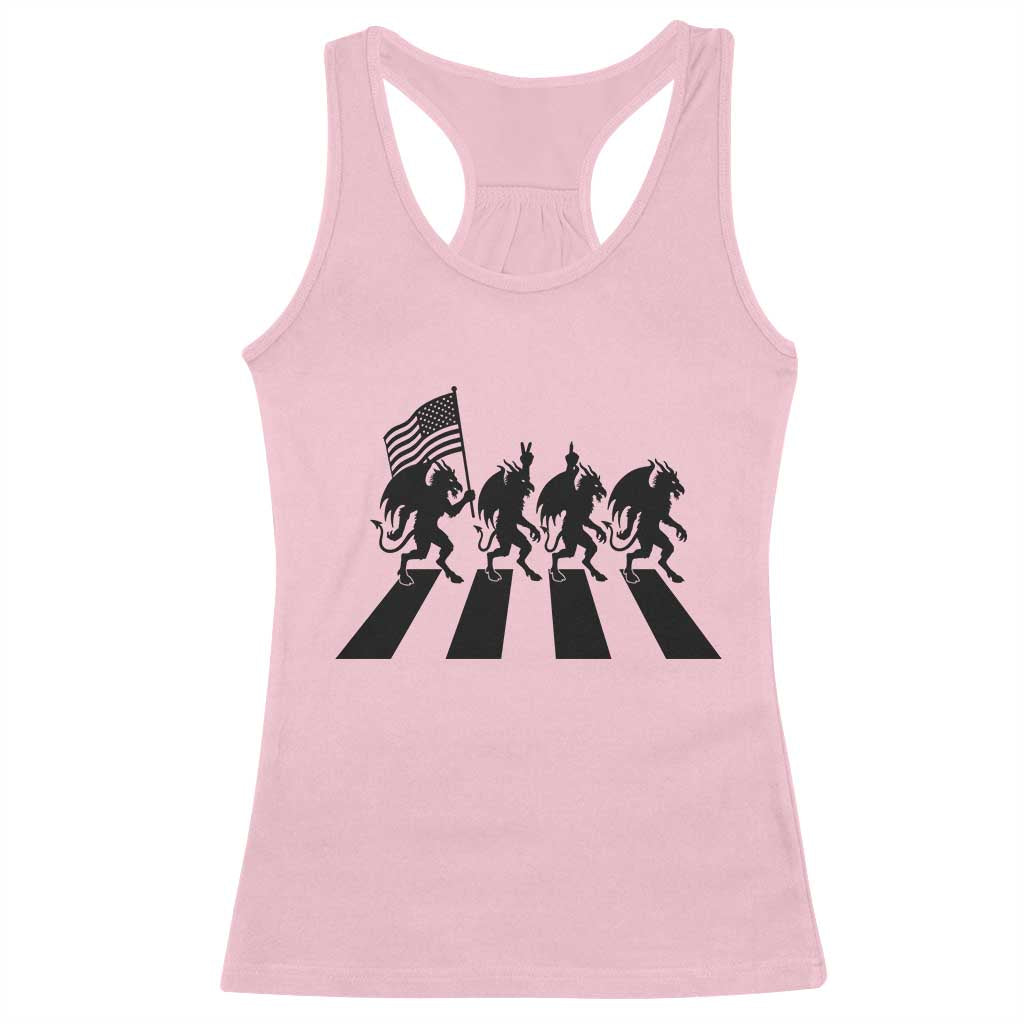 Patriotic Jersey Devil Racerback Tank Top New Jersey Cryptid Gift