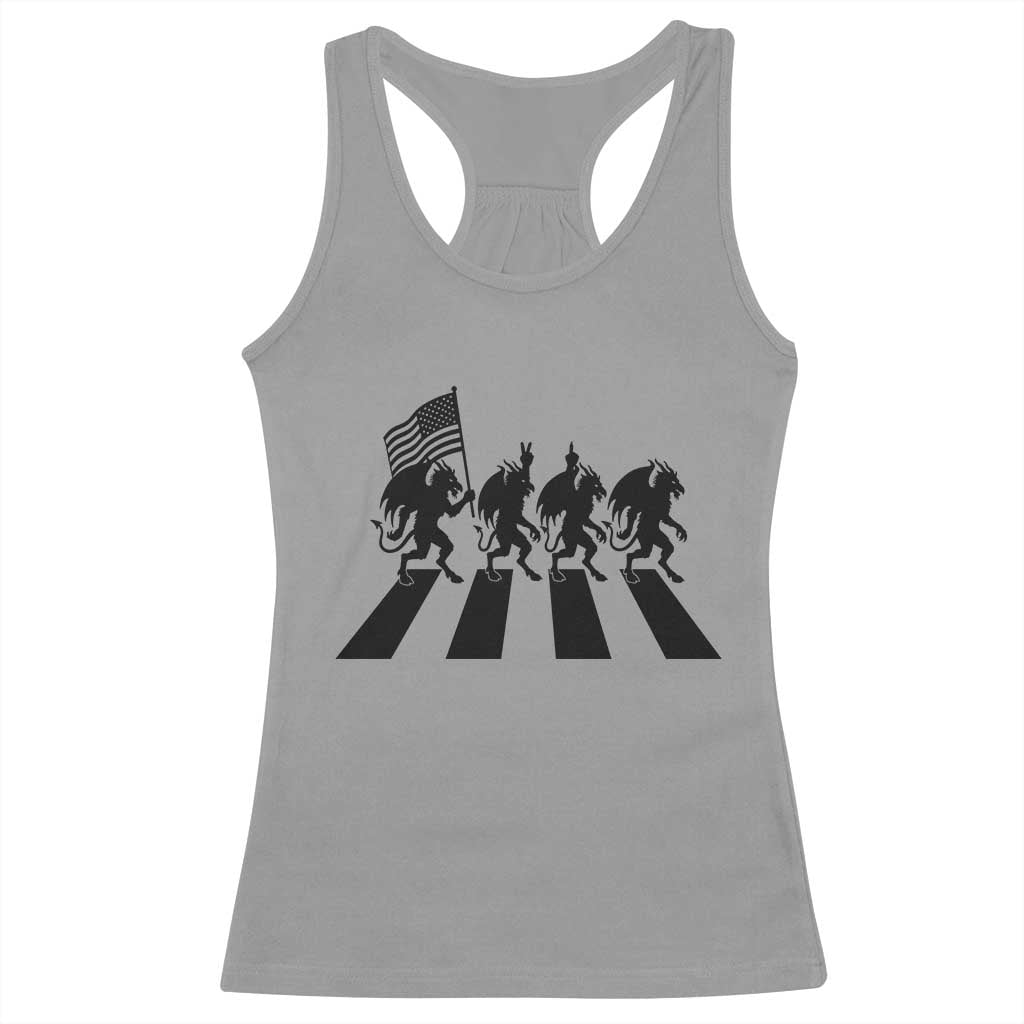 Patriotic Jersey Devil Racerback Tank Top New Jersey Cryptid Gift