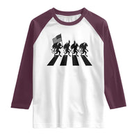 Patriotic Jersey Devil Raglan Shirt New Jersey Cryptid Gift