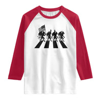 Patriotic Jersey Devil Raglan Shirt New Jersey Cryptid Gift