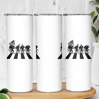 Patriotic Jersey Devil Skinny Tumbler New Jersey Cryptid Gift