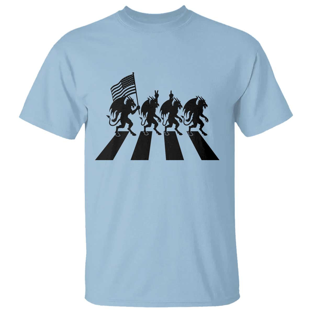 Patriotic Jersey Devil T Shirt New Jersey Cryptid Gift