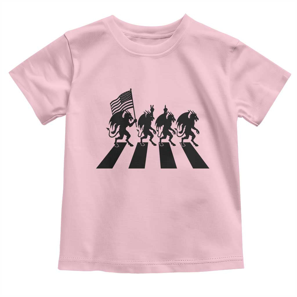 Patriotic Jersey Devil Toddler T Shirt New Jersey Cryptid Gift