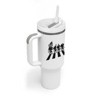 Patriotic Jersey Devil Tumbler With Handle New Jersey Cryptid Gift