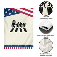 Patriotic Jersey Devil Garden Flag New Jersey Cryptid Gift