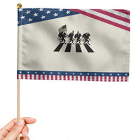 Patriotic Jersey Devil Patriotic Handheld Flag New Jersey Cryptid Gift