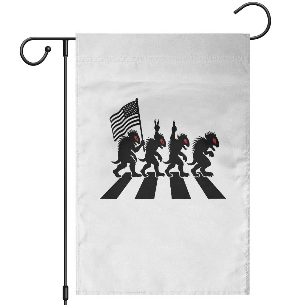 Patriotic Chupacabra Garden Flag Funny Cryptid Lover Gift