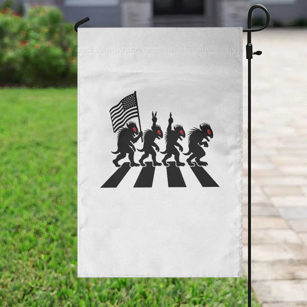Patriotic Chupacabra Garden Flag Funny Cryptid Lover Gift