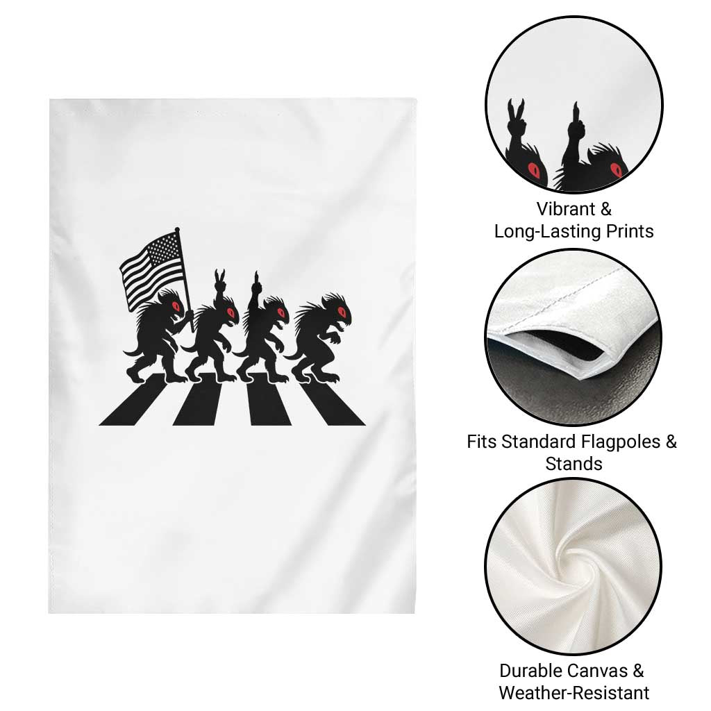 Patriotic Chupacabra Garden Flag Funny Cryptid Lover Gift