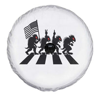 Patriotic Chupacabra Spare Tire Cover Funny Cryptid Lover Gift