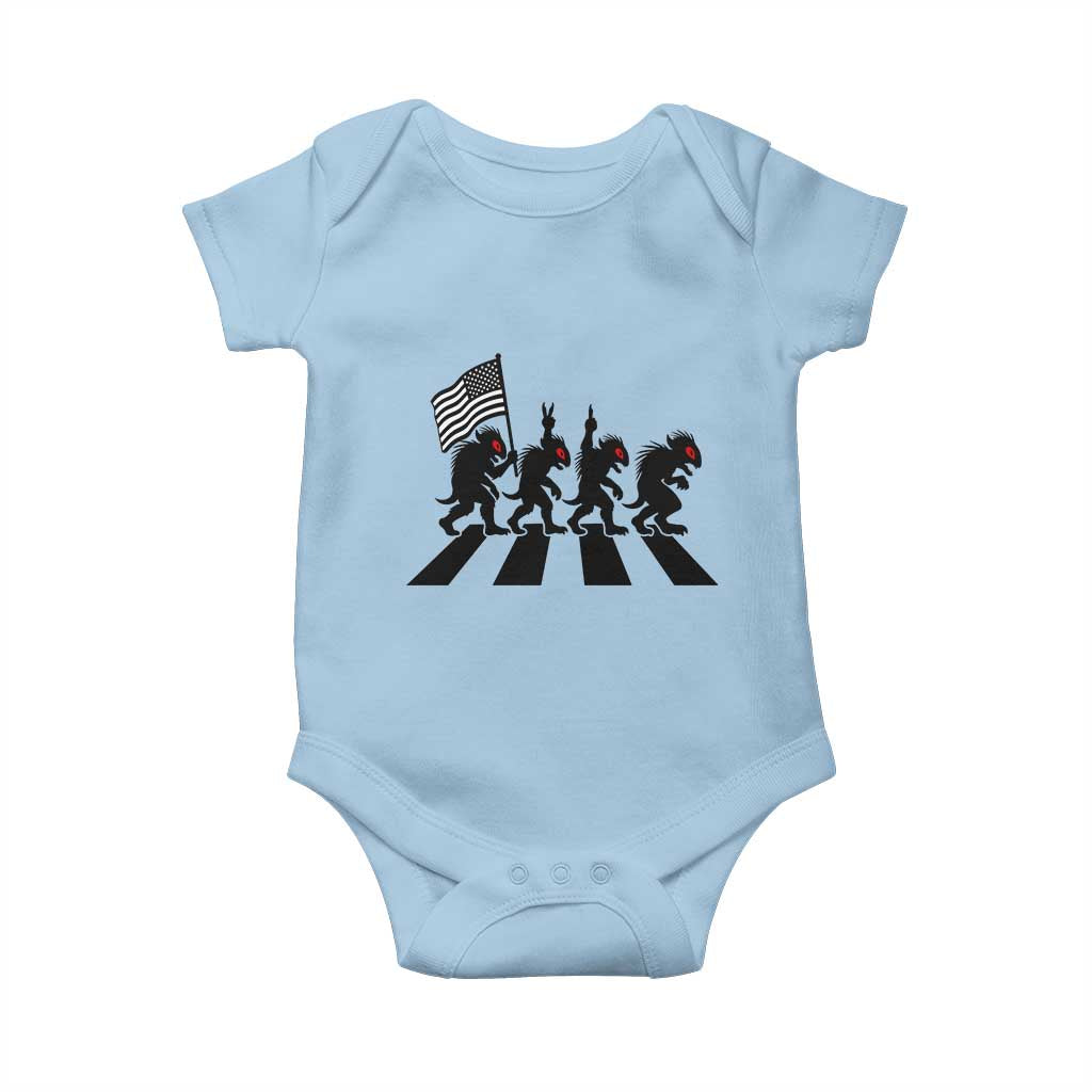 Patriotic Chupacabra Baby Onesie Funny Cryptid Lover Gift