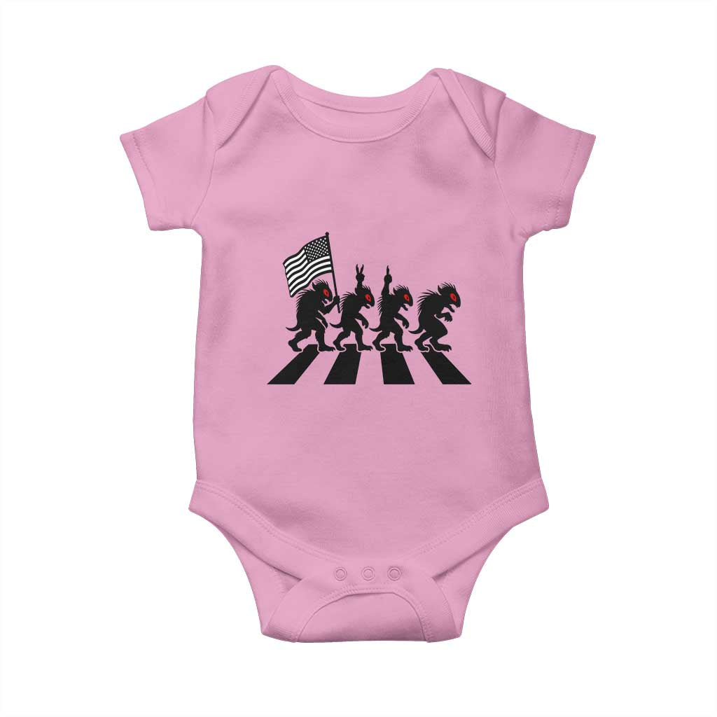 Patriotic Chupacabra Baby Onesie Funny Cryptid Lover Gift