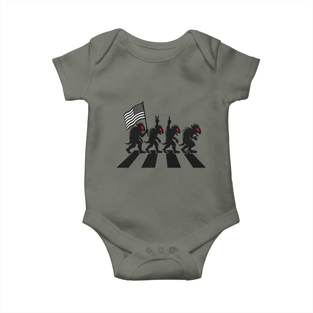 Patriotic Chupacabra Baby Onesie Funny Cryptid Lover Gift