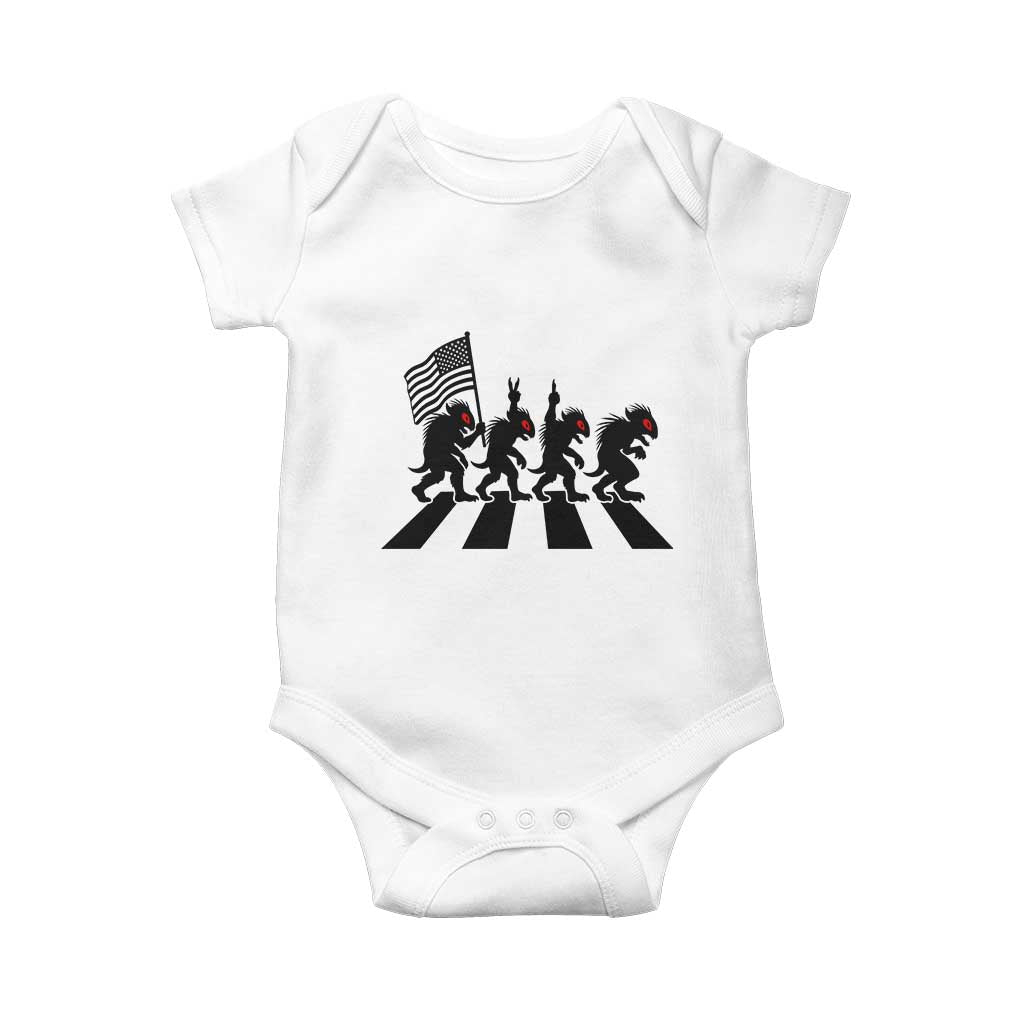 Patriotic Chupacabra Baby Onesie Funny Cryptid Lover Gift