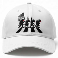Patriotic Chupacabra Baseball Cap Funny Cryptid Lover Gift