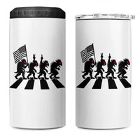 Patriotic Chupacabra 4 in 1 Can Cooler Tumbler Funny Cryptid Lover Gift