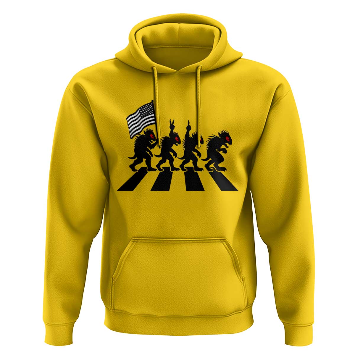 Patriotic Chupacabra Hoodie Funny Cryptid Lover Gift