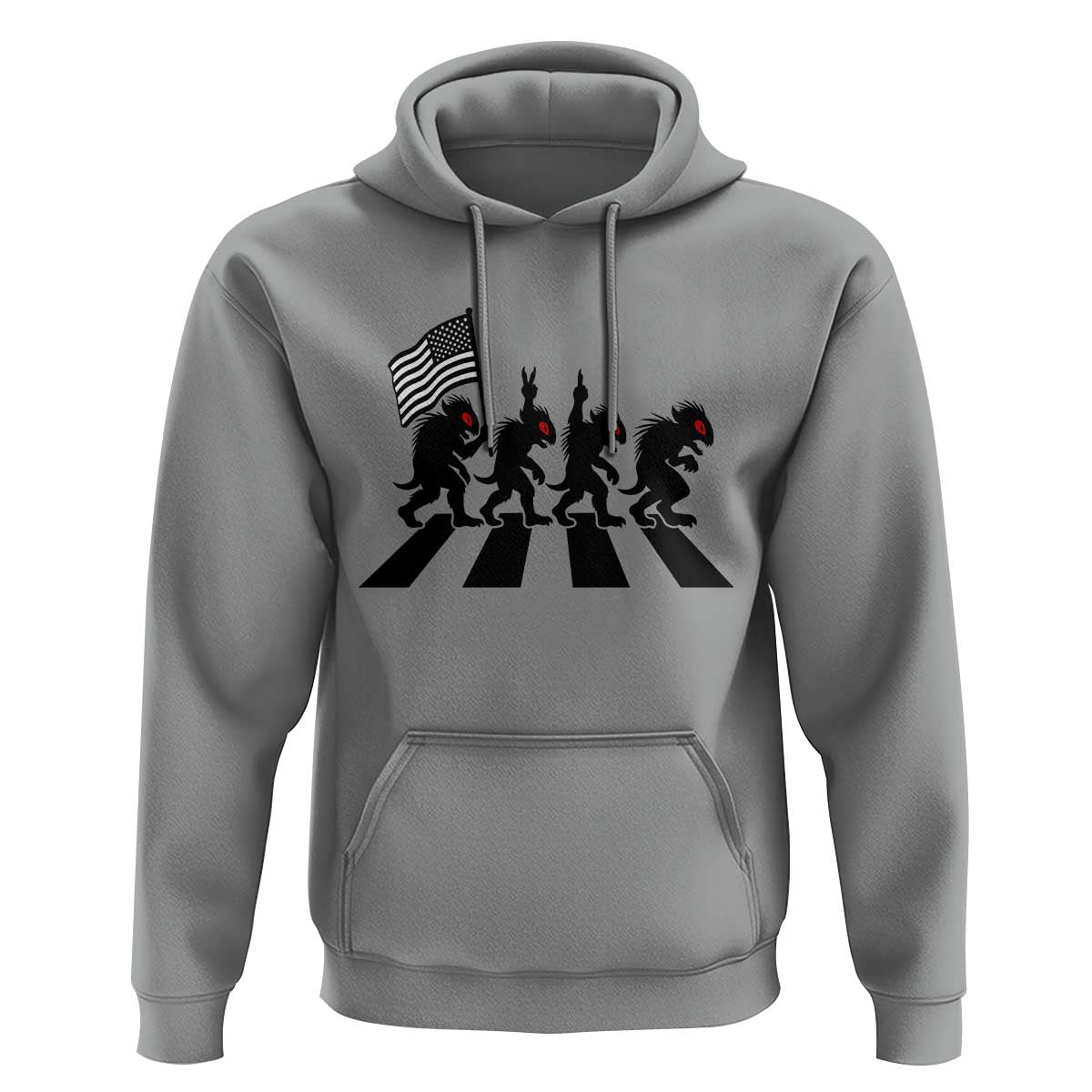 Patriotic Chupacabra Hoodie Funny Cryptid Lover Gift
