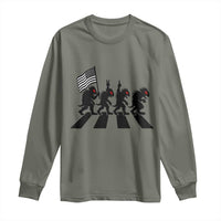 Patriotic Chupacabra Long Sleeve Shirt Funny Cryptid Lover Gift