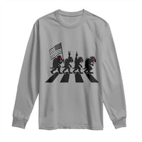 Patriotic Chupacabra Long Sleeve Shirt Funny Cryptid Lover Gift