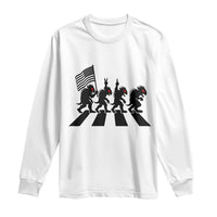 Patriotic Chupacabra Long Sleeve Shirt Funny Cryptid Lover Gift