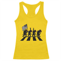 Patriotic Chupacabra Racerback Tank Top Funny Cryptid Lover Gift