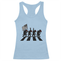 Patriotic Chupacabra Racerback Tank Top Funny Cryptid Lover Gift