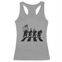 Patriotic Chupacabra Racerback Tank Top Funny Cryptid Lover Gift