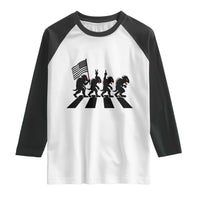 Patriotic Chupacabra Raglan Shirt Funny Cryptid Lover Gift