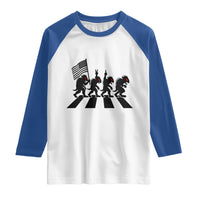 Patriotic Chupacabra Raglan Shirt Funny Cryptid Lover Gift