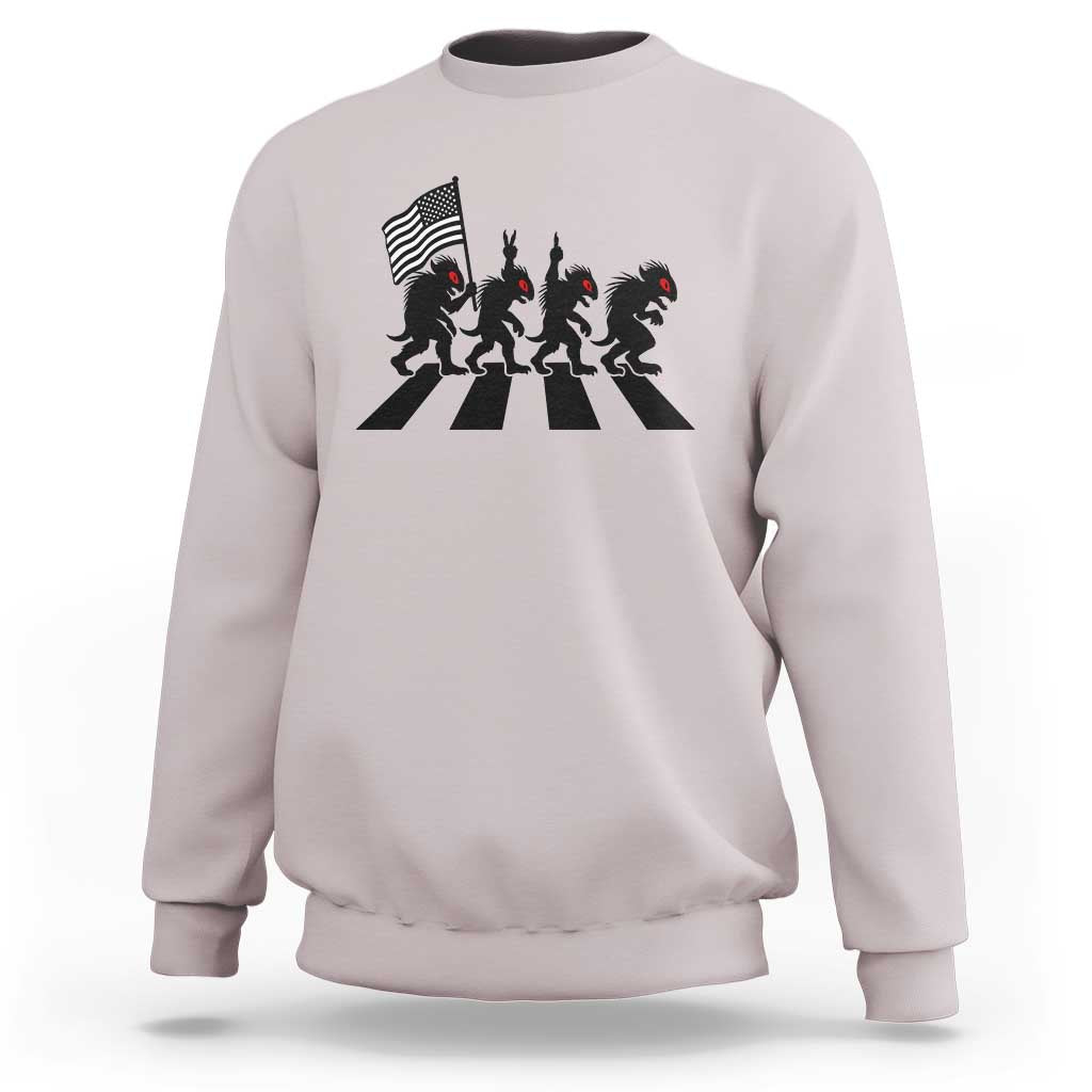 Patriotic Chupacabra Sweatshirt Funny Cryptid Lover Gift