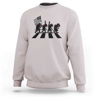 Patriotic Chupacabra Sweatshirt Funny Cryptid Lover Gift