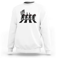 Patriotic Chupacabra Sweatshirt Funny Cryptid Lover Gift