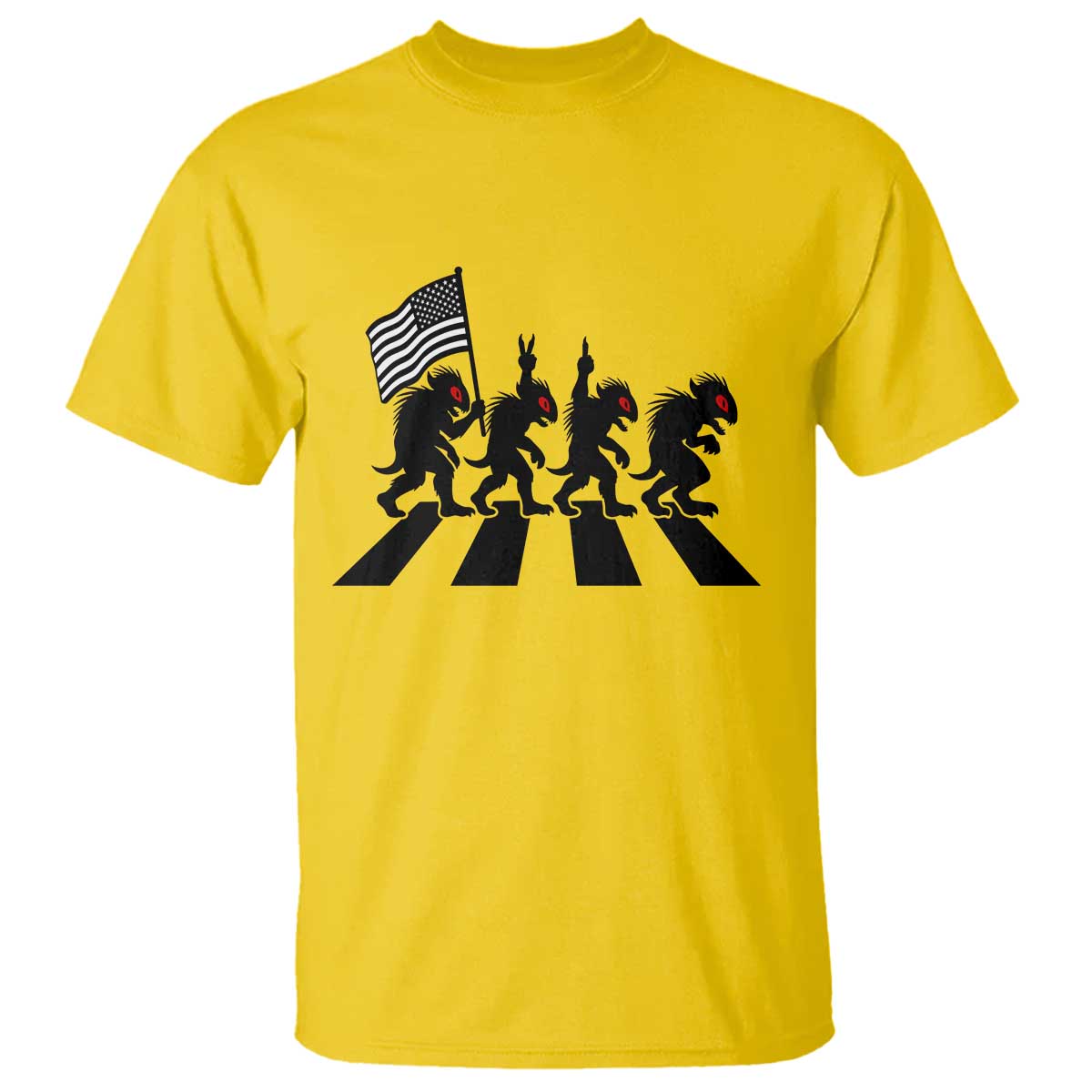Patriotic Chupacabra T Shirt Funny Cryptid Lover Gift