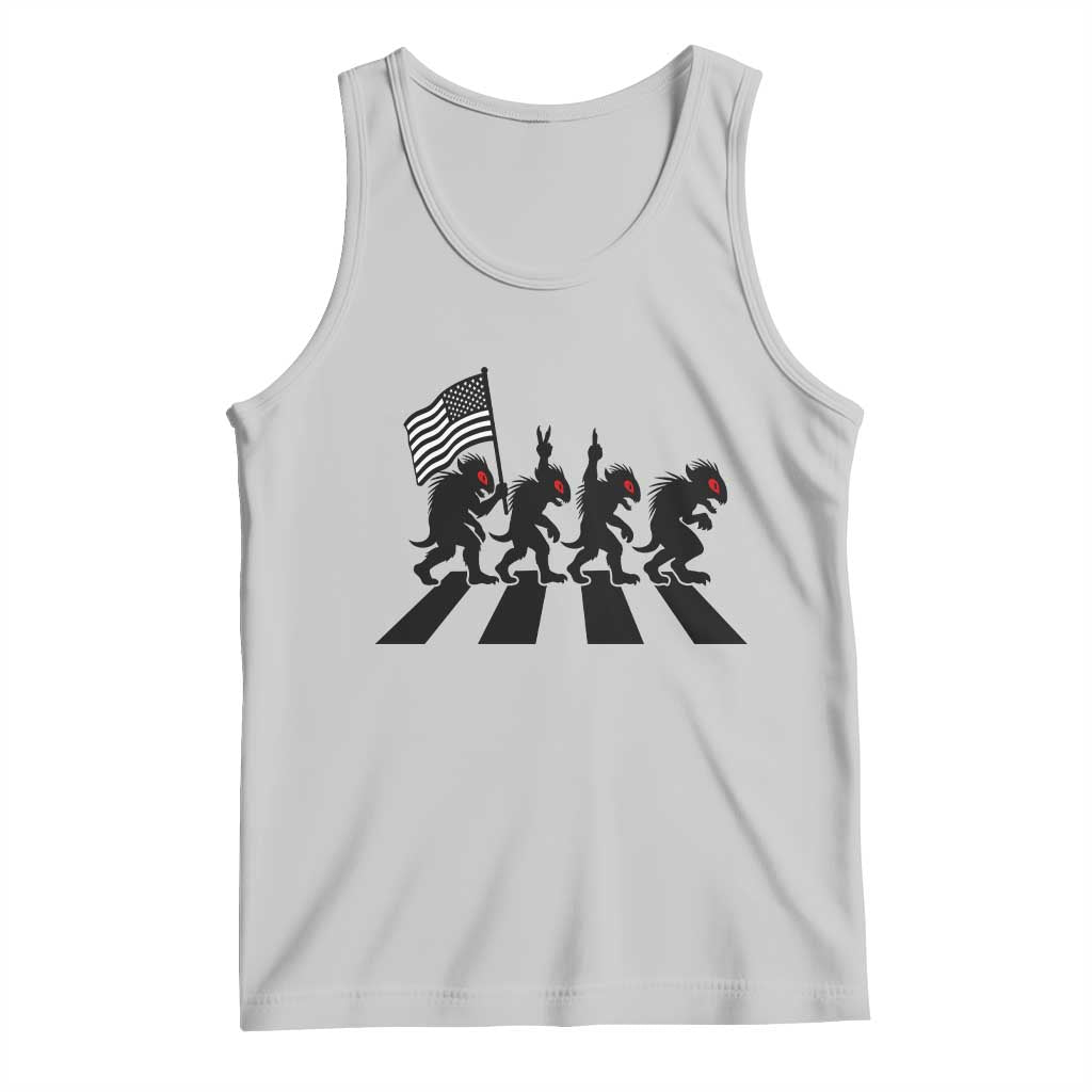 Patriotic Chupacabra Tank Top Funny Cryptid Lover Gift