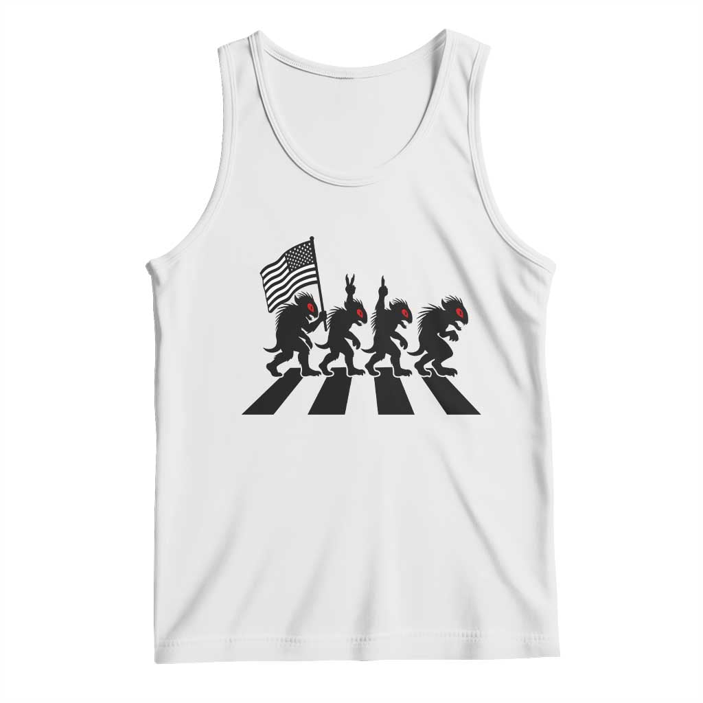 Patriotic Chupacabra Tank Top Funny Cryptid Lover Gift
