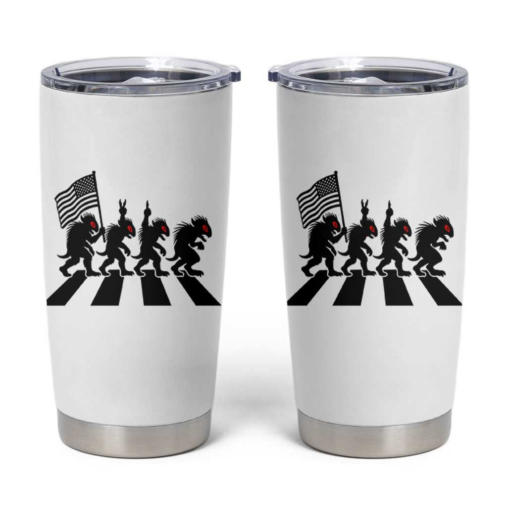 Patriotic Chupacabra Tumbler Cup Funny Cryptid Lover Gift