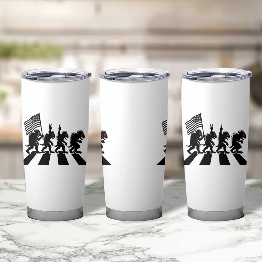 Patriotic Chupacabra Tumbler Cup Funny Cryptid Lover Gift