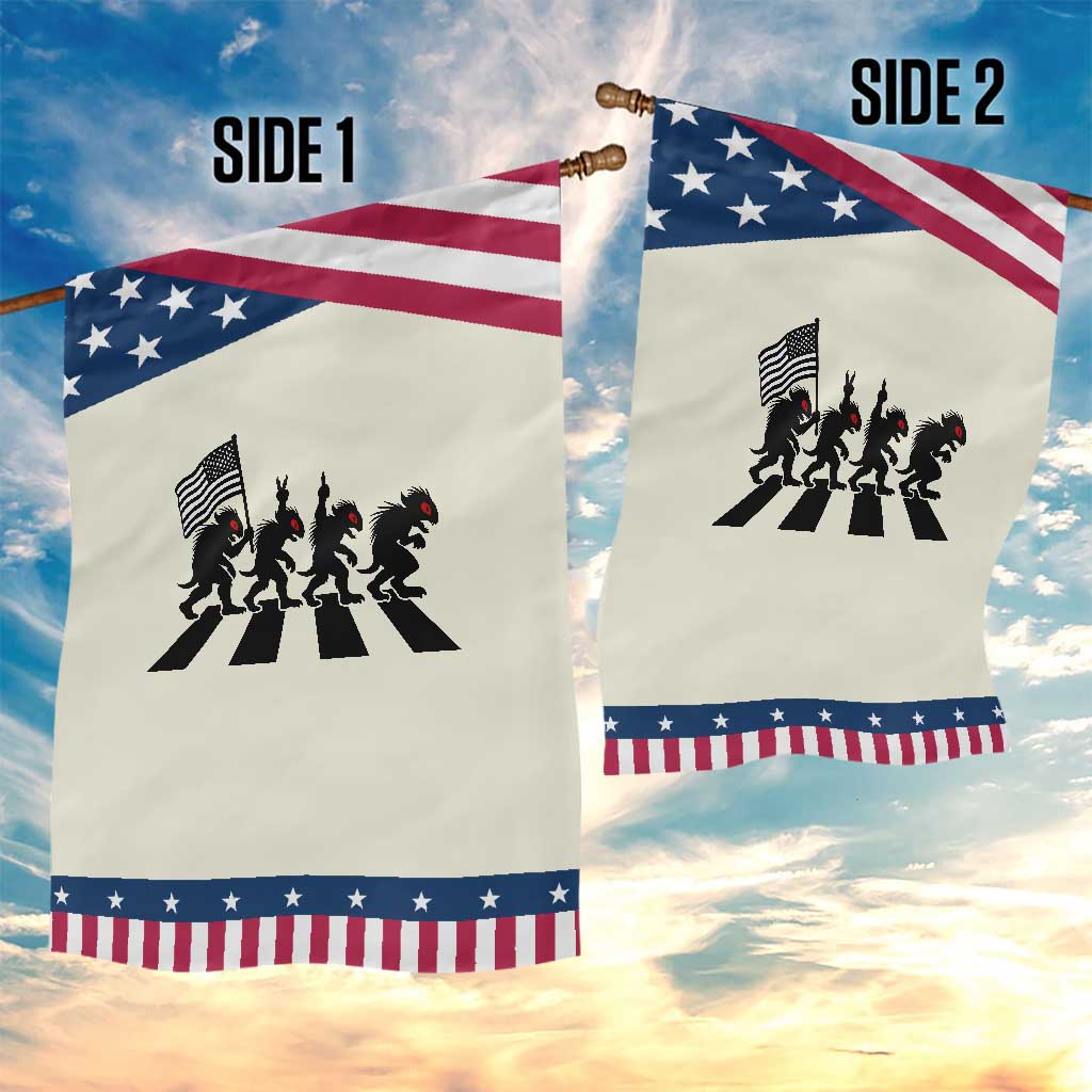 Patriotic Chupacabra Garden Flag Funny Cryptid Lover Gift