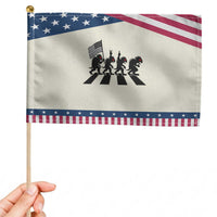 Patriotic Chupacabra Patriotic Handheld Flag Funny Cryptid Lover Gift